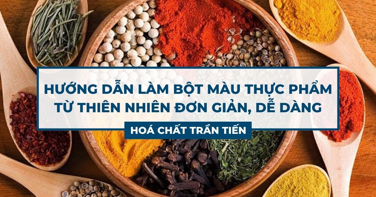 Cách Làm Bột Màu Thực Phẩm